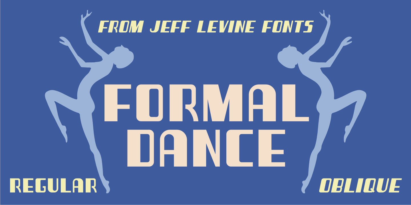 Formal Dance Font Family Poster