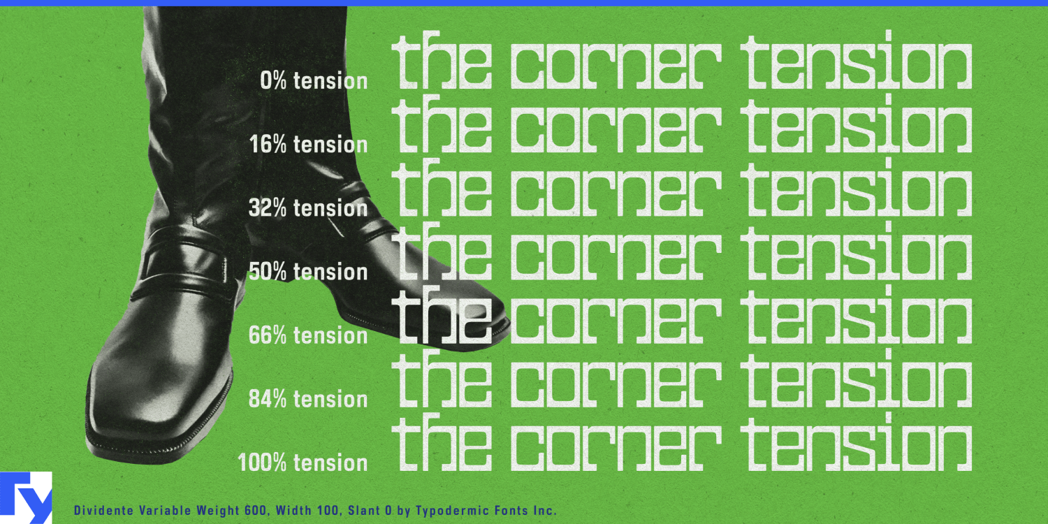 Dividente Variable Font Poster #1