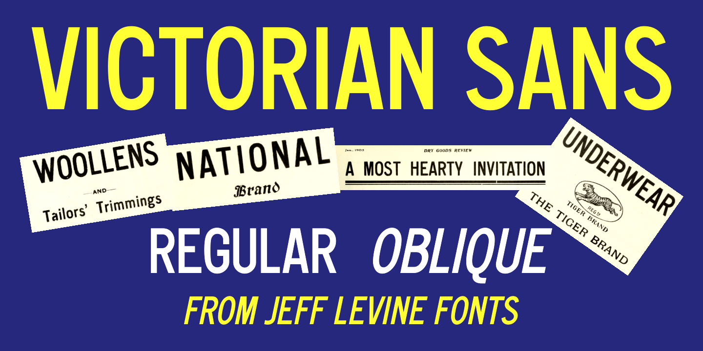 Victorian Sans Font Poster #1