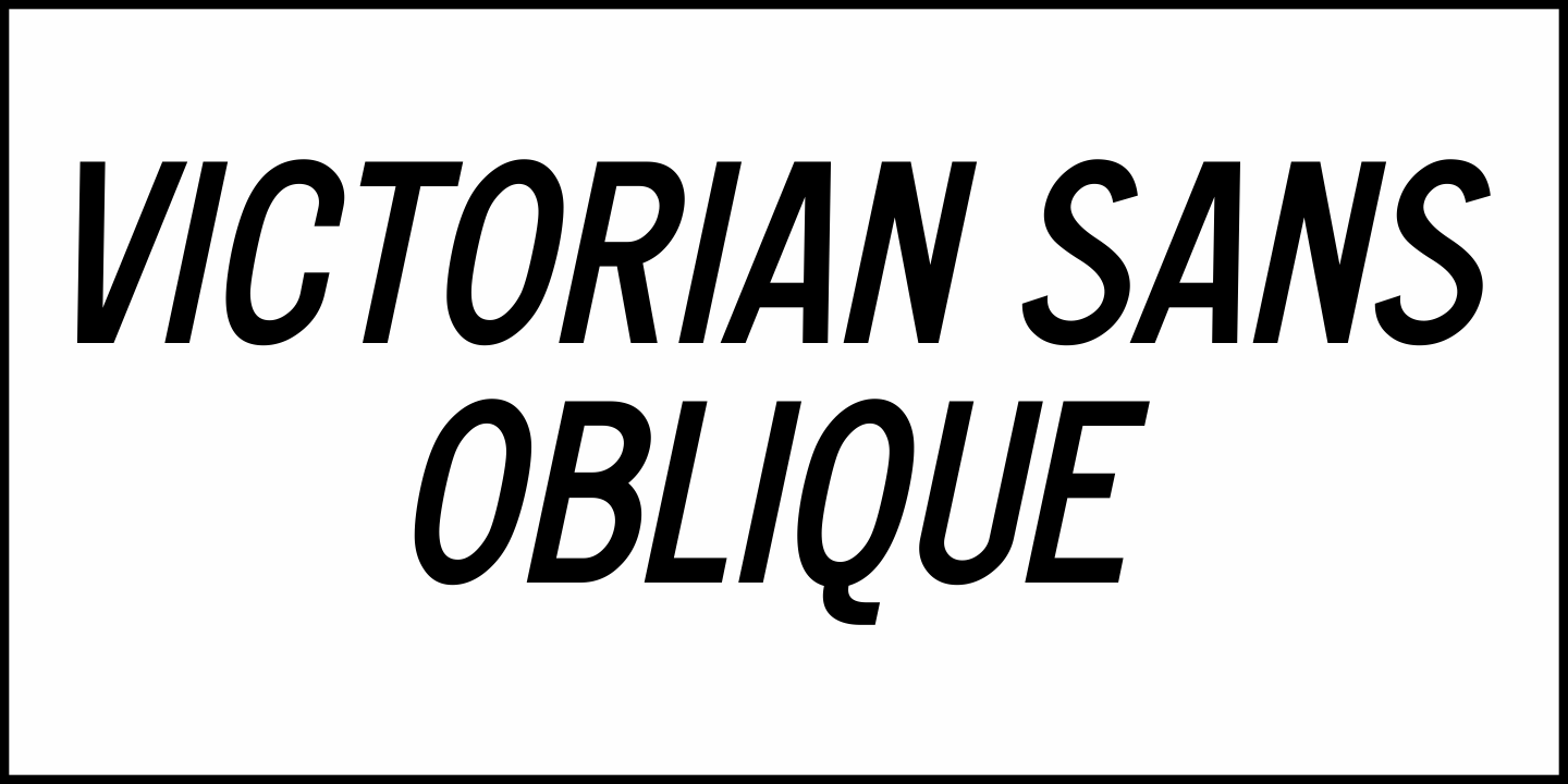 Victorian Sans Font Poster #4