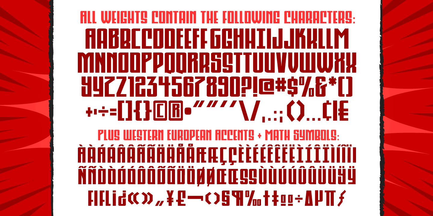 Phases on Stun Font Poster #1