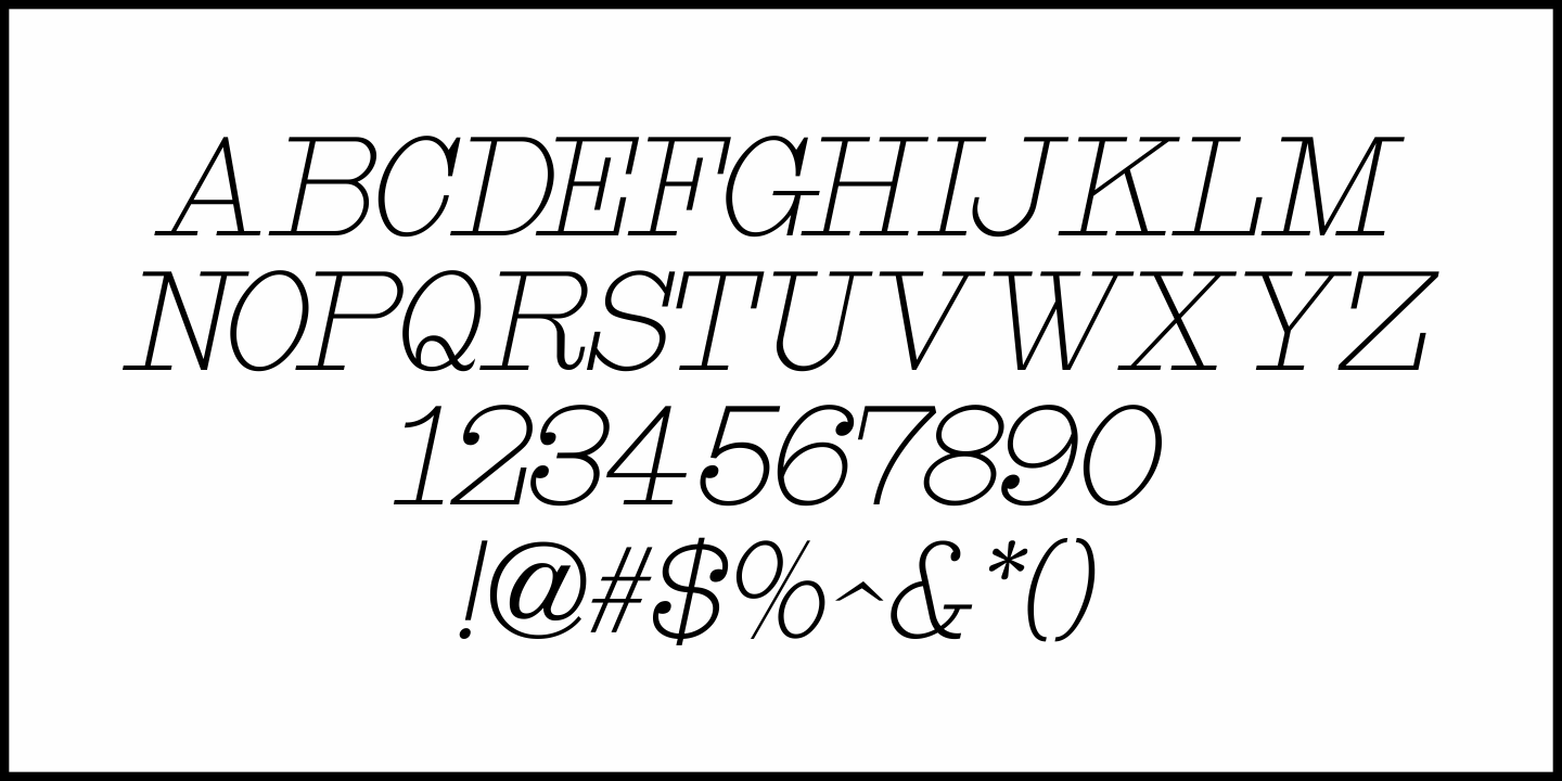 Specimen Book Font Poster #5