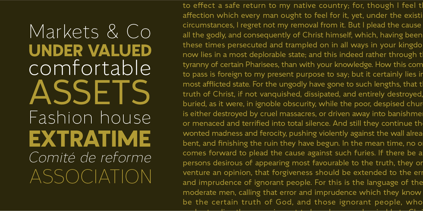 Calvin Font Poster #12