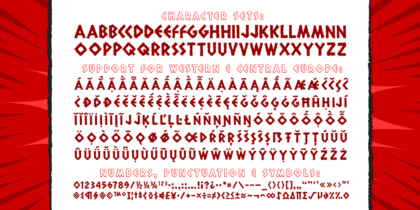 Exterminate Font Poster #1