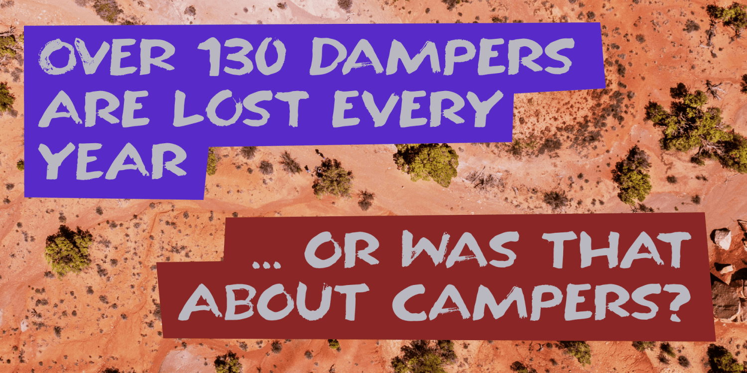Outback Damper Font Poster #1
