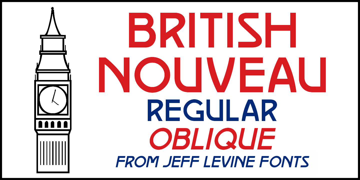 British Nouveau Poster
