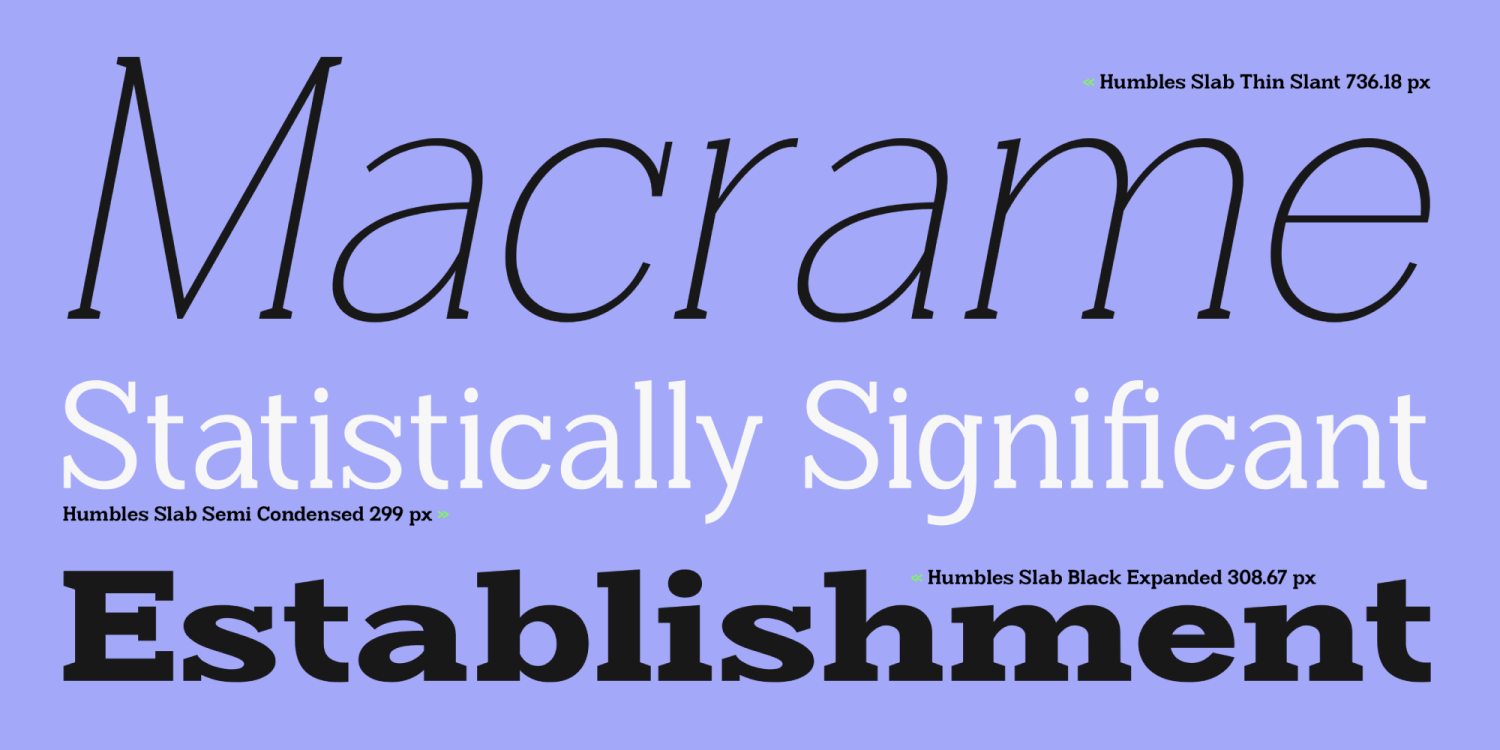 Humbles Font Poster #10