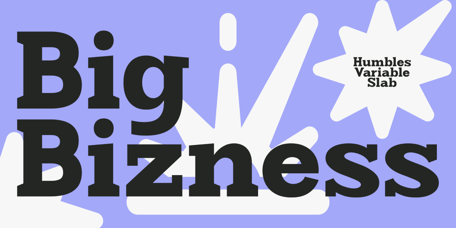 Humbles Font Poster #14