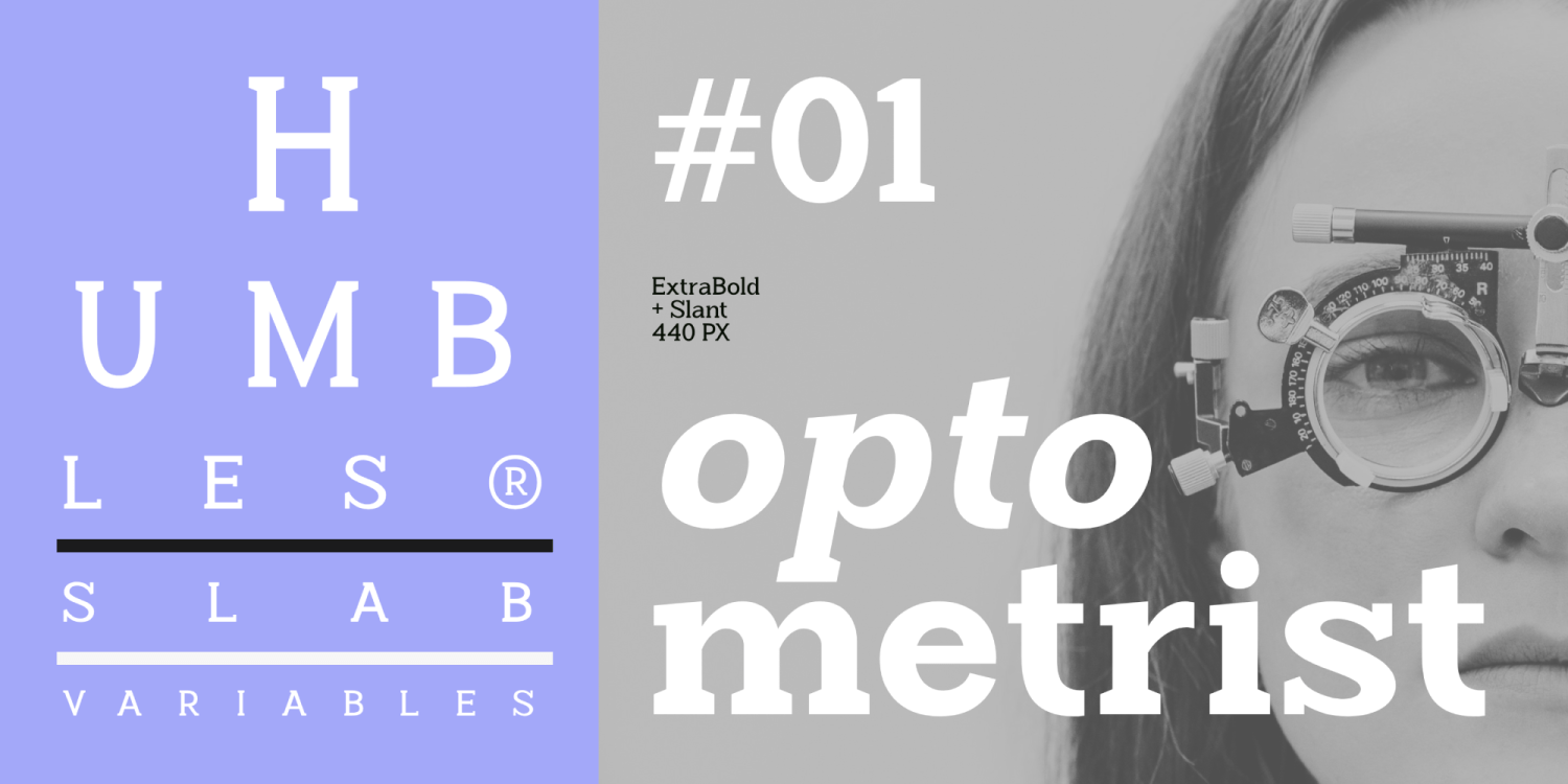 Humbles Font Poster #8