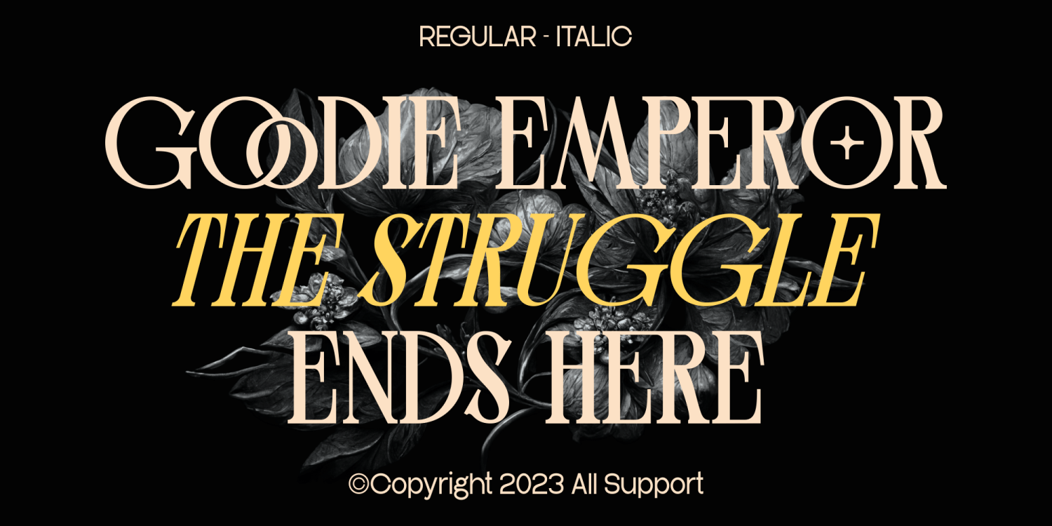 Bolger Font Poster #1