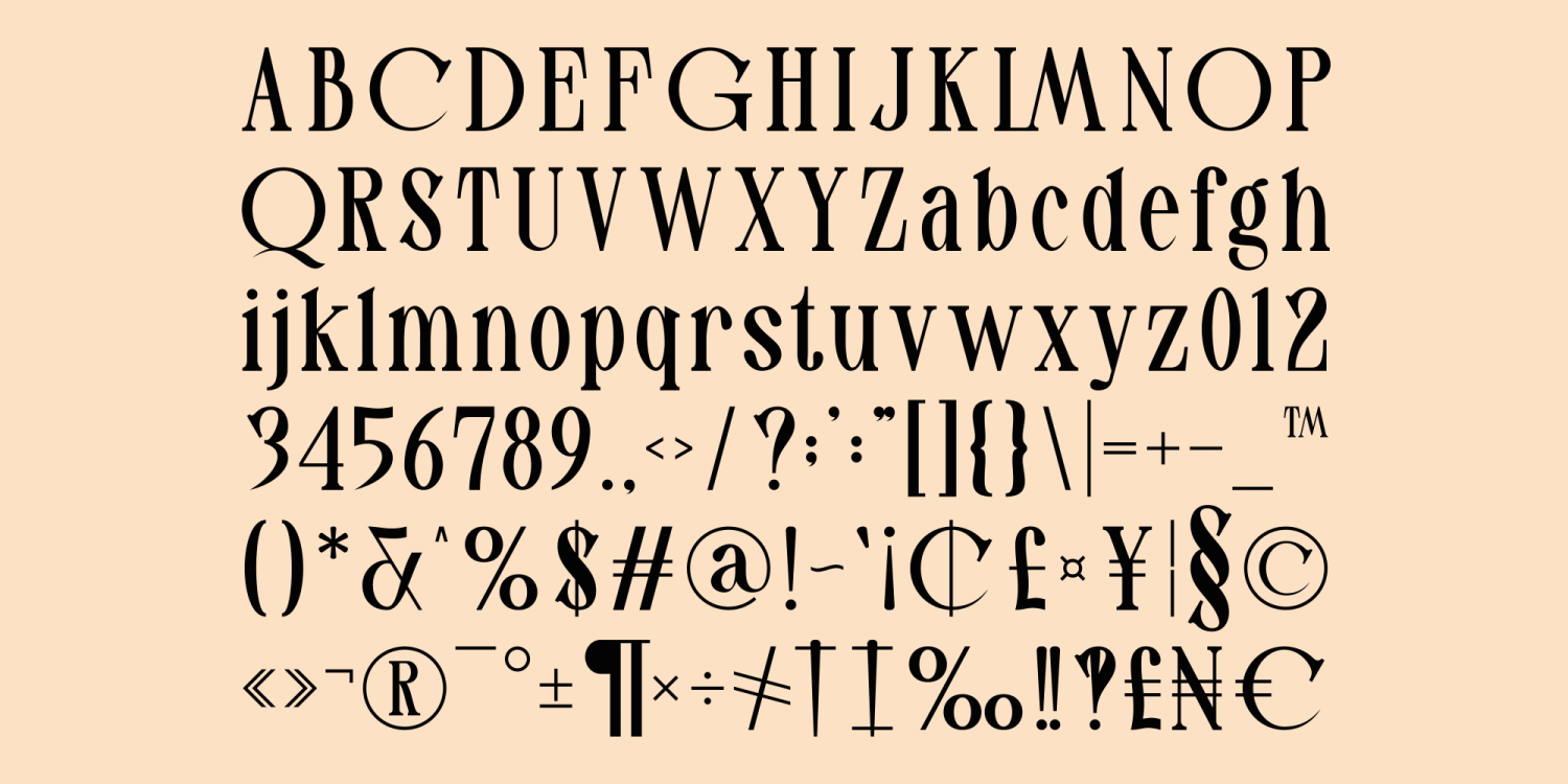 Bolger Font Poster #1