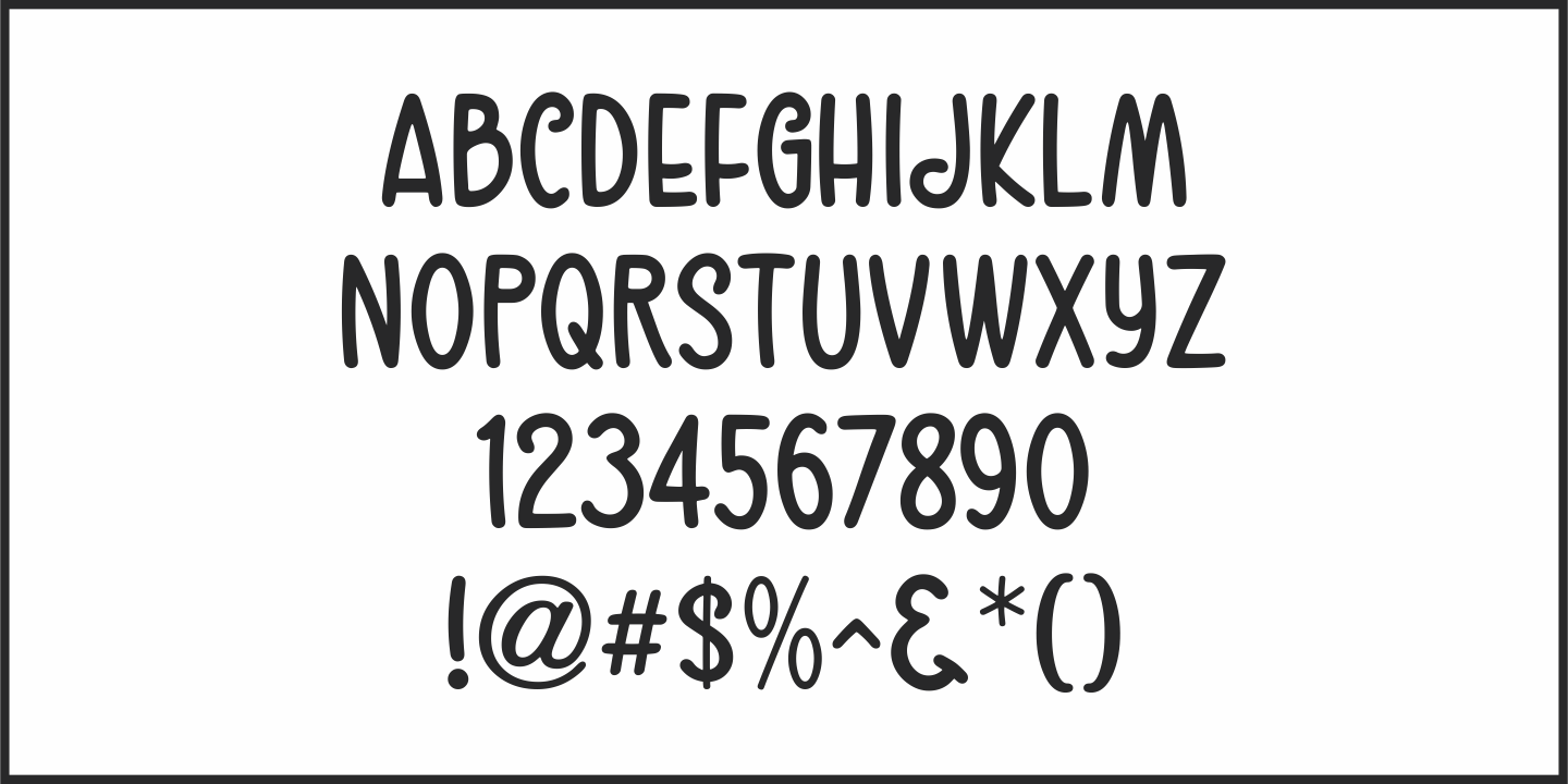 Casually Nouveau Font Poster #3