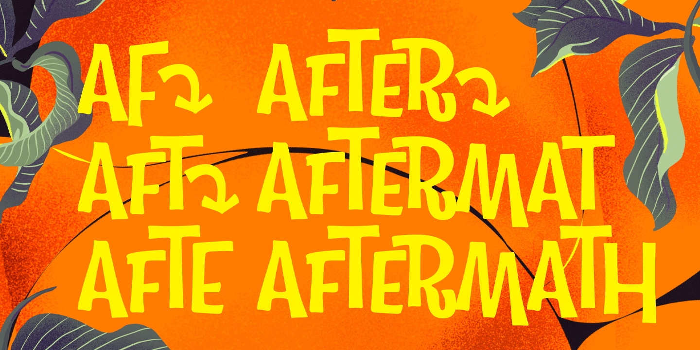 Tropical Lounge Font Poster #1