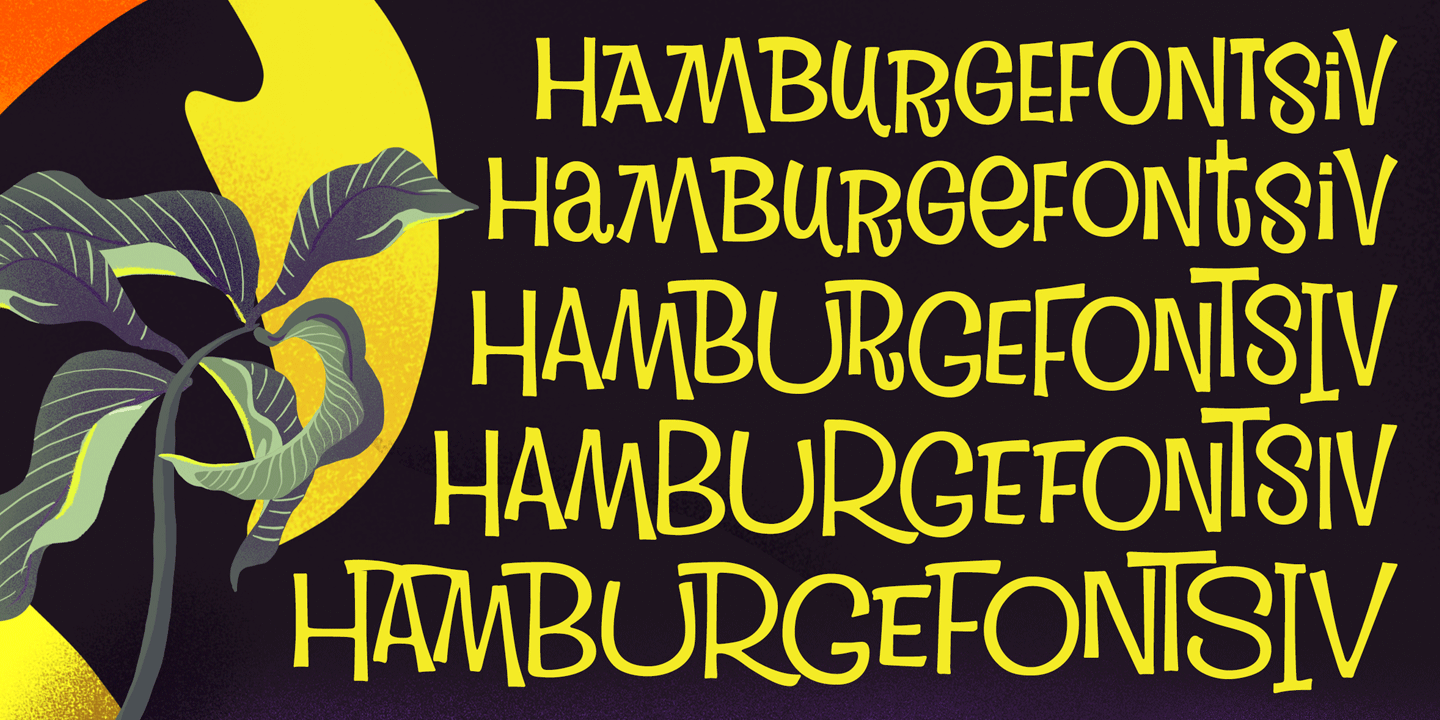 Tropical Lounge Font Poster #1