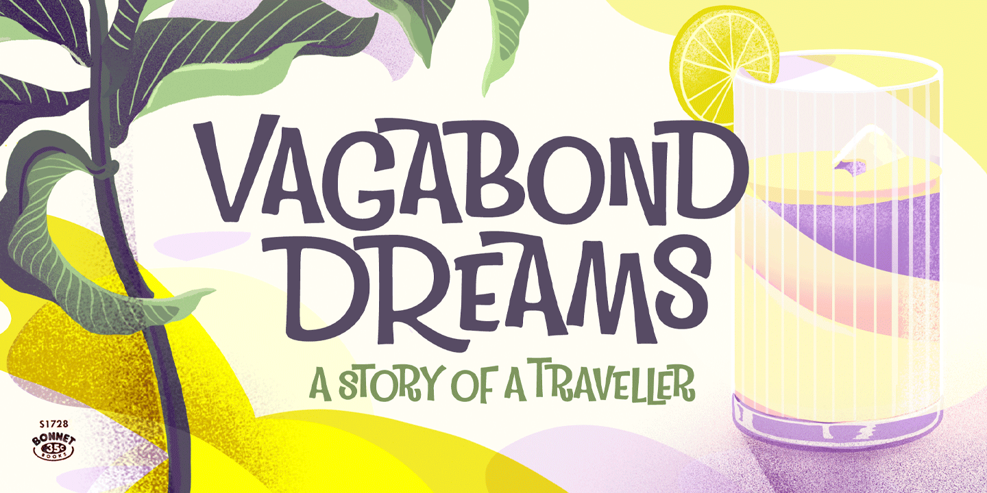 Tropical Lounge Font Poster #1