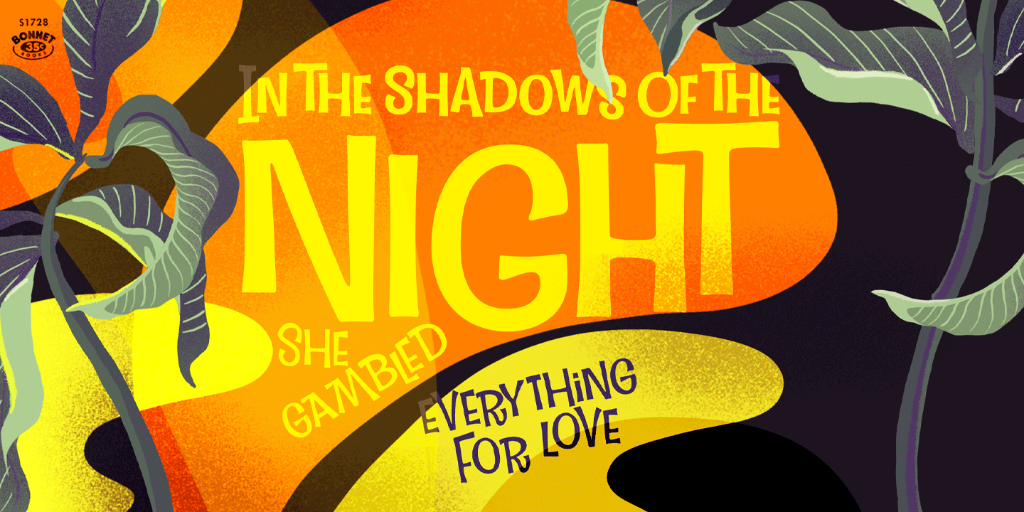 Tropical Lounge Font Poster #1