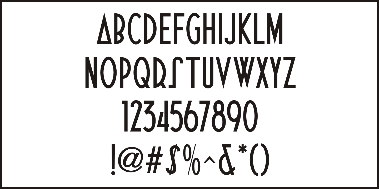 Fine Food Font Poster #1