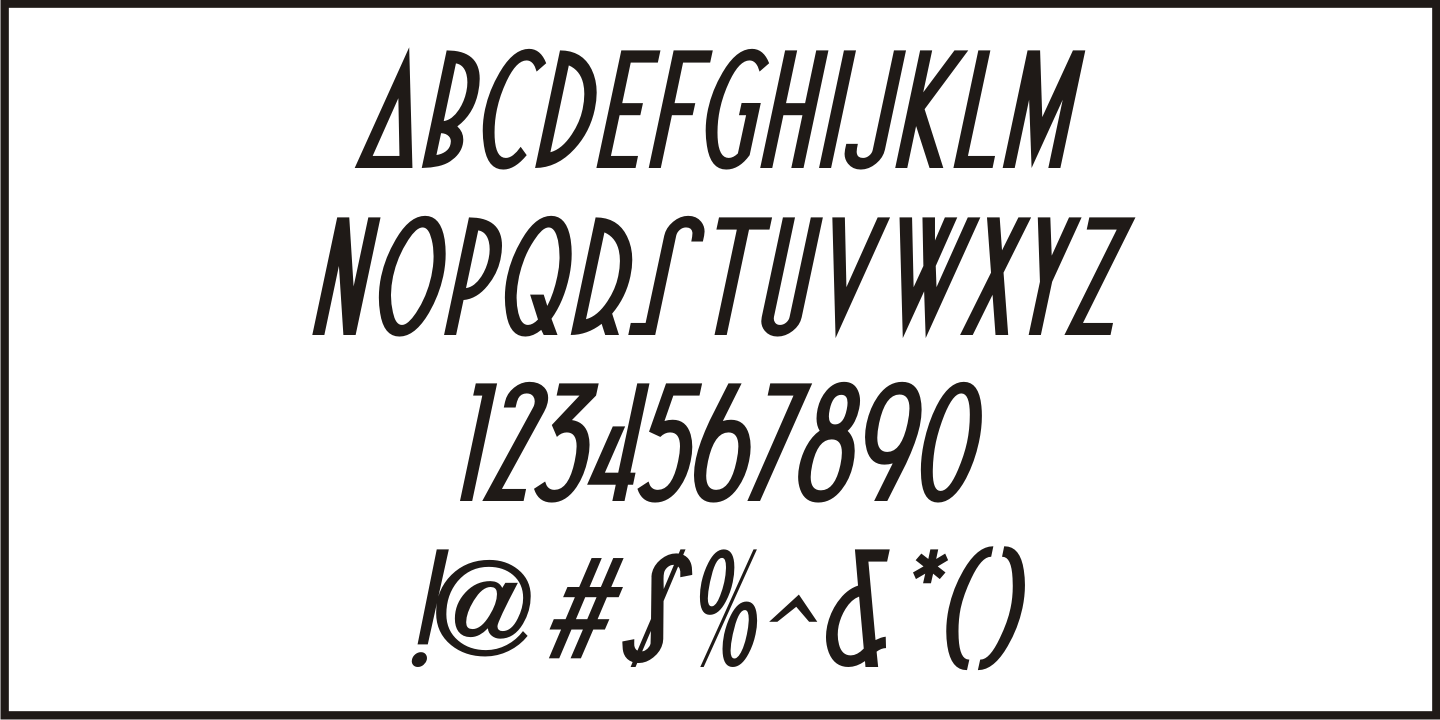Fine Food Font Poster #1