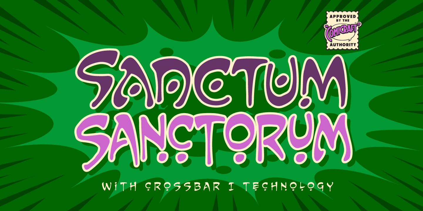 Sanctum Sanctorum Font Poster