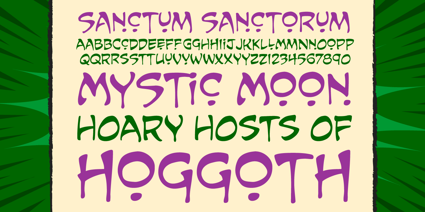 Sanctum Sanctorum Font Poster #1