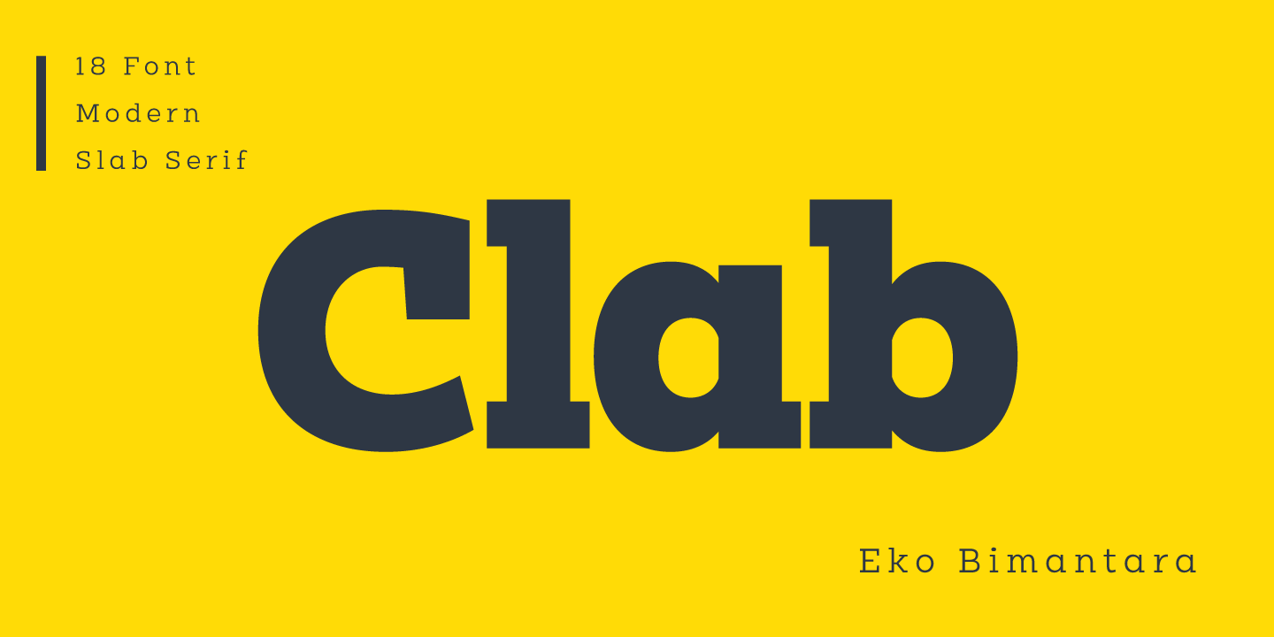 Clab Font Family