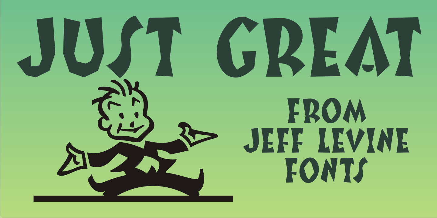 Just Great Font Poster #1