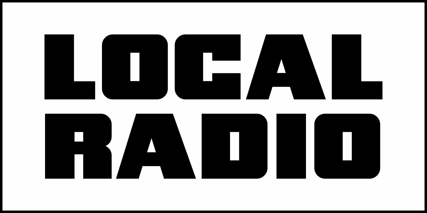 Local Radio Font Poster #2
