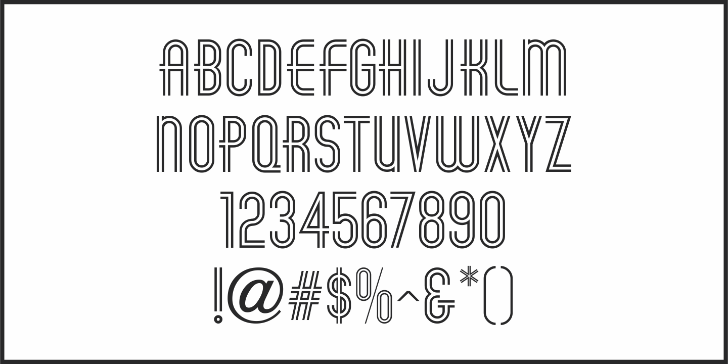 Band Concert Font Poster #1