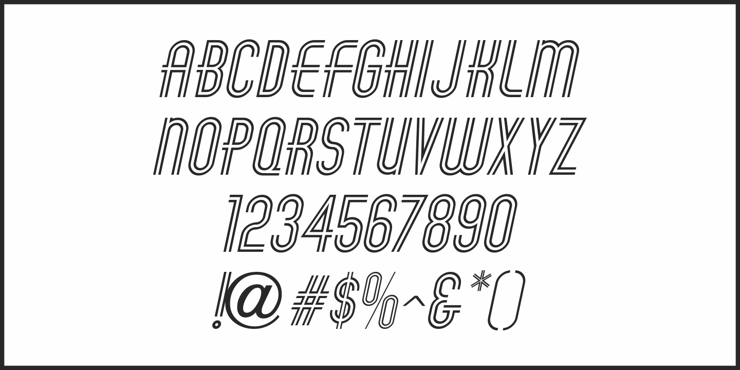 Band Concert Font Poster #1