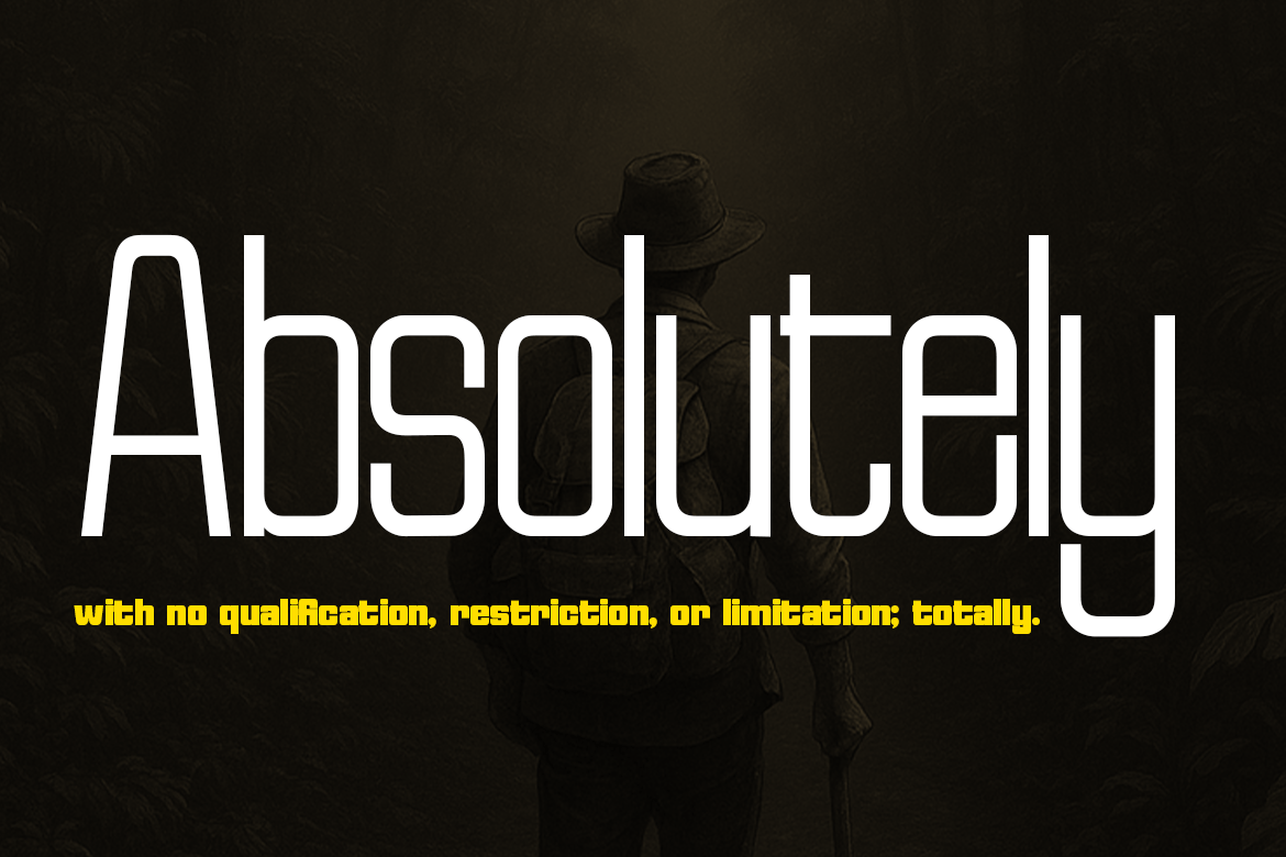 Reflect of Strictly Semi Condensed Font Poster #4