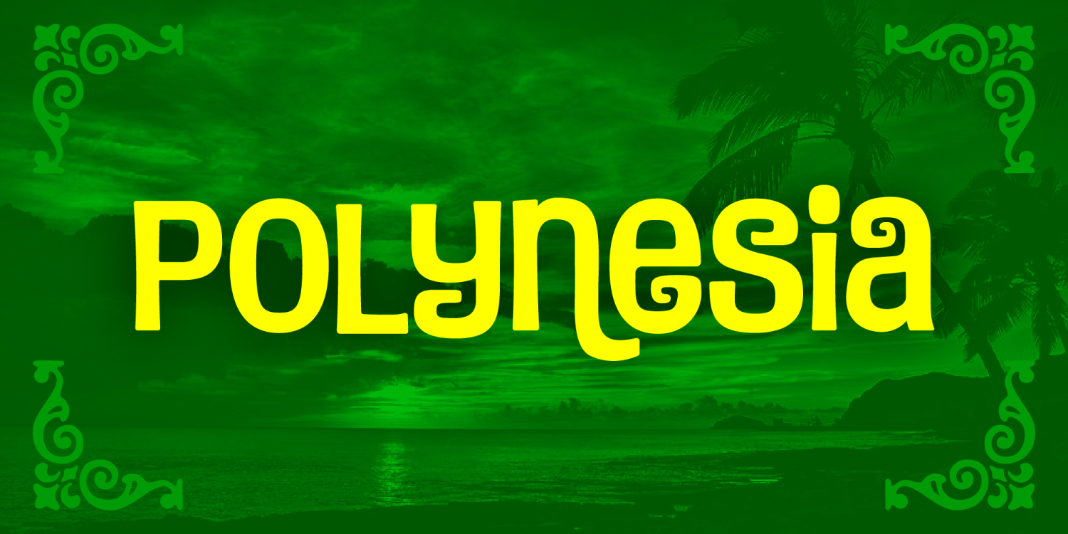 Polynesia Font Poster #1