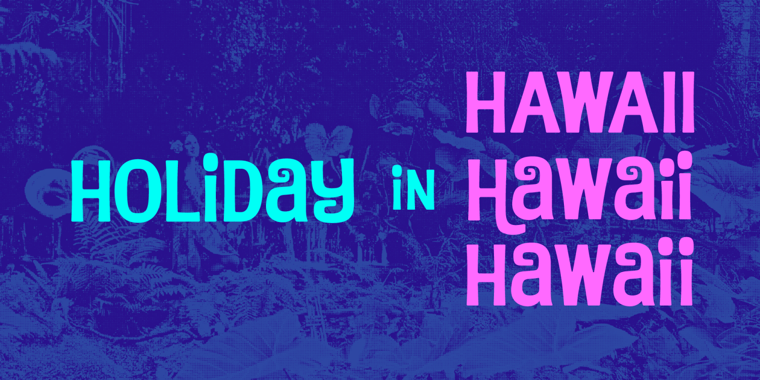 Polynesia Font Poster #1