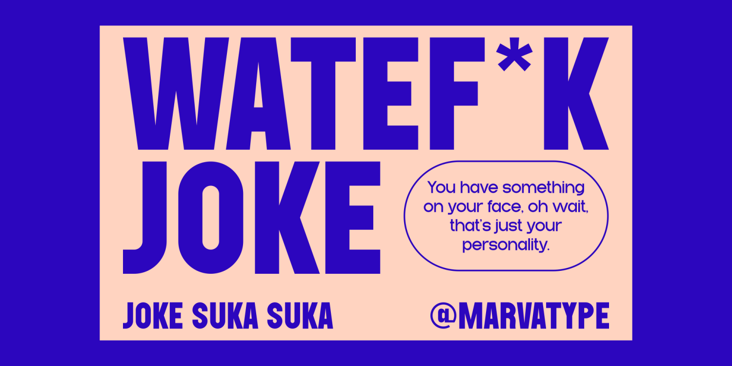 Kilang Font Poster #5