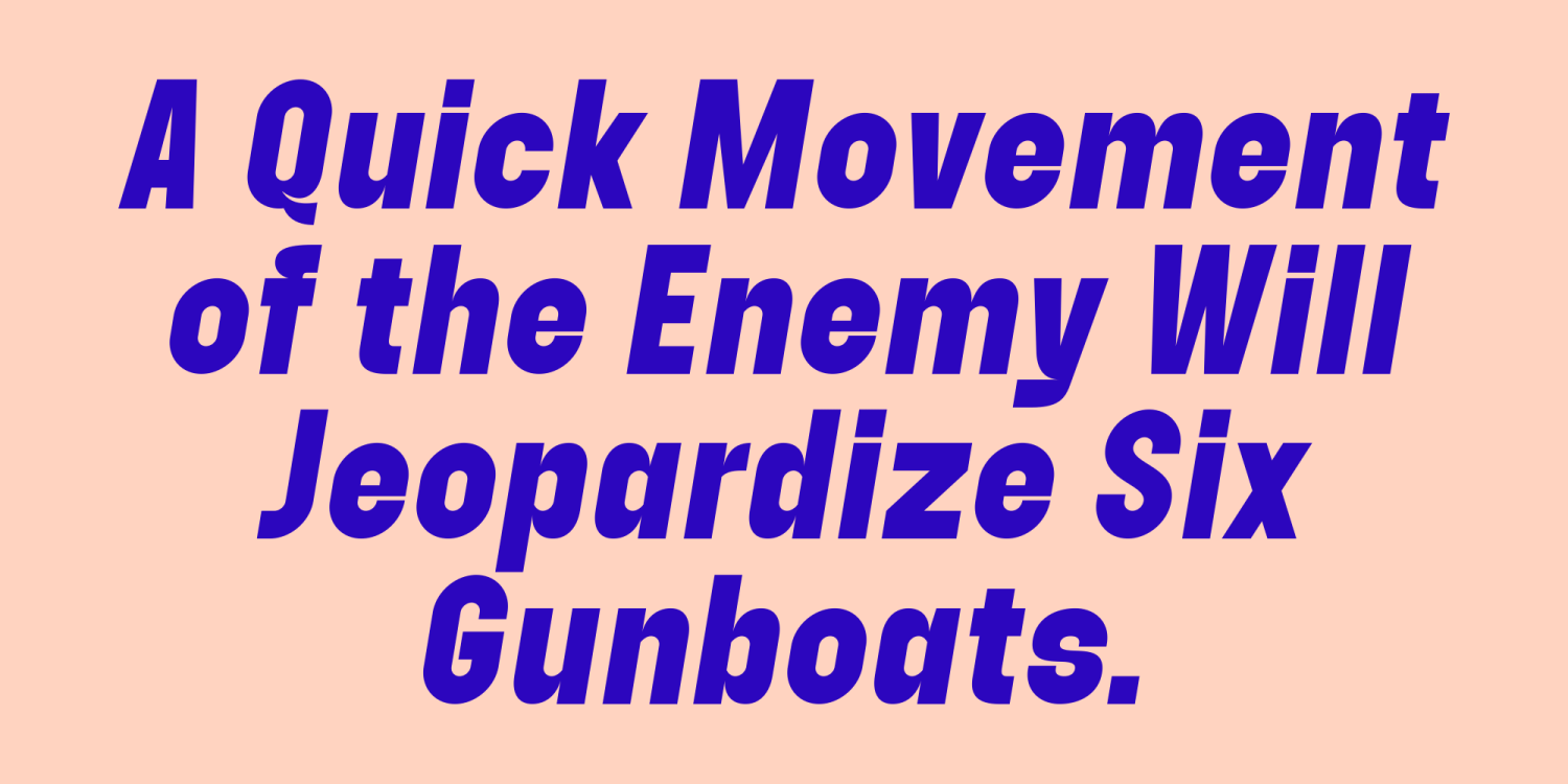 Kilang Font Poster #7