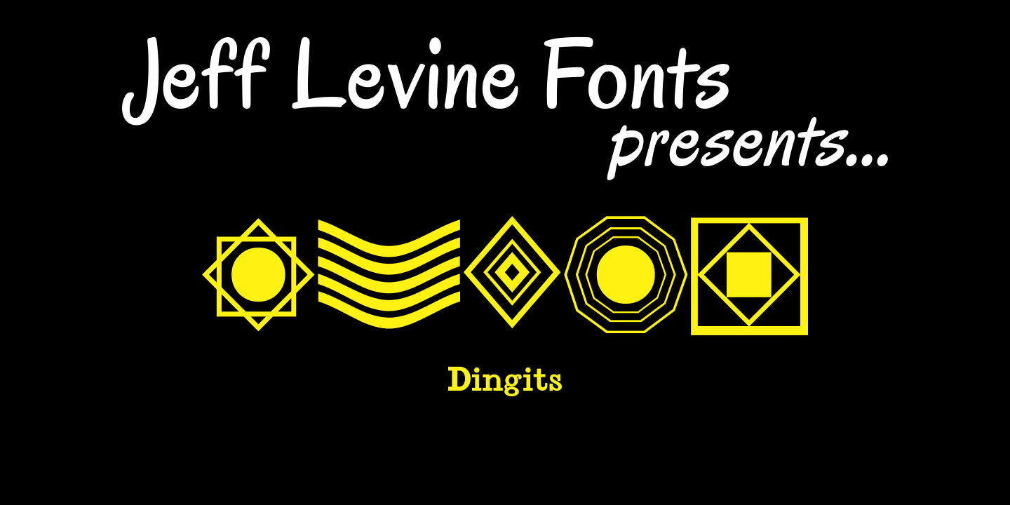Dingits Font Family