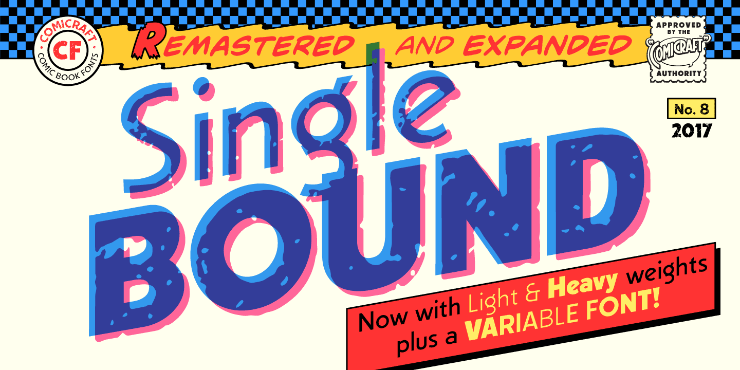 Single Bound Font Poster #1