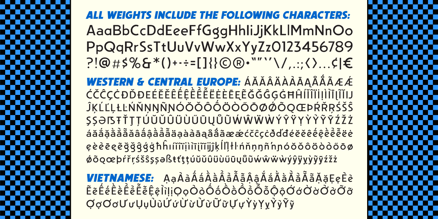 Single Bound Font Poster #1