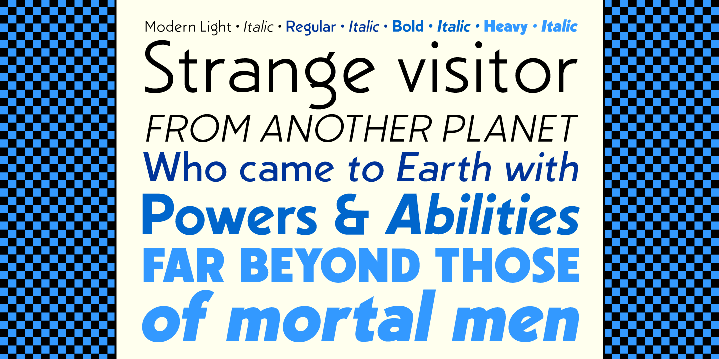 Single Bound Font Poster #1