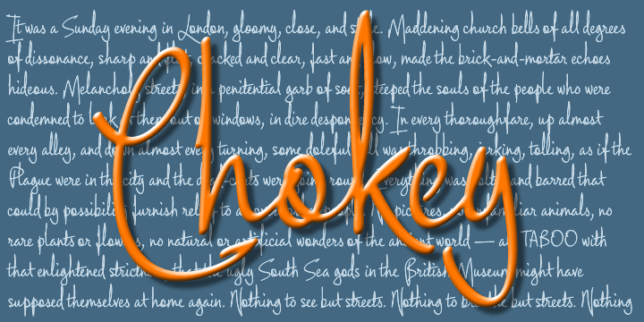 Chokey Pro Regular Font Family